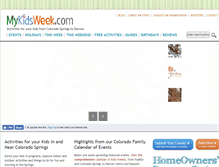 Tablet Screenshot of mykidsweek.com